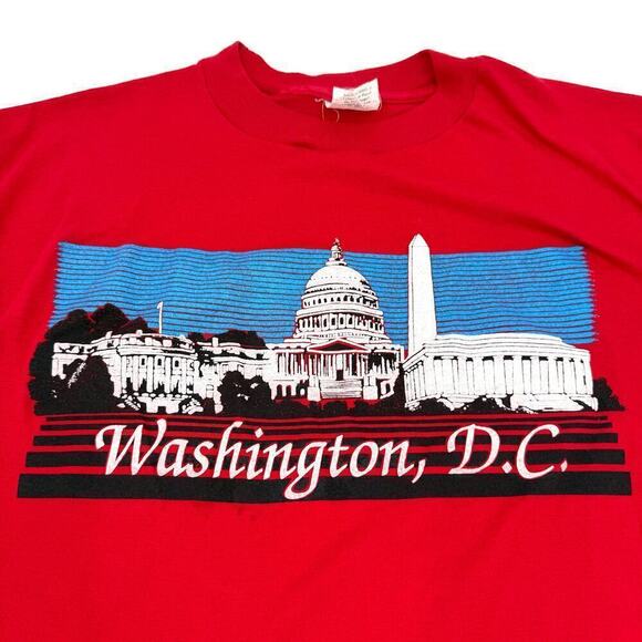 Platinum T’s VTG 80s Single Stitch Washington DC Souvenir T-Shirt Size XL USA - Picture 7 of 9